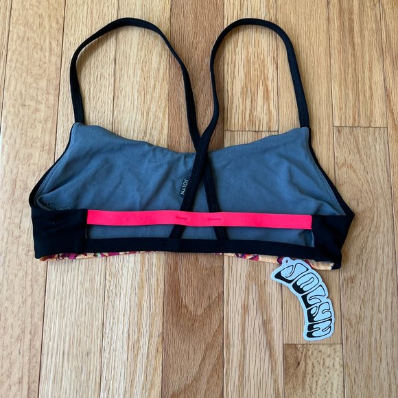 NWT JOLYN Holden S Fixed Back Bikini Top Le Bloom Print - Picture 2 of 4